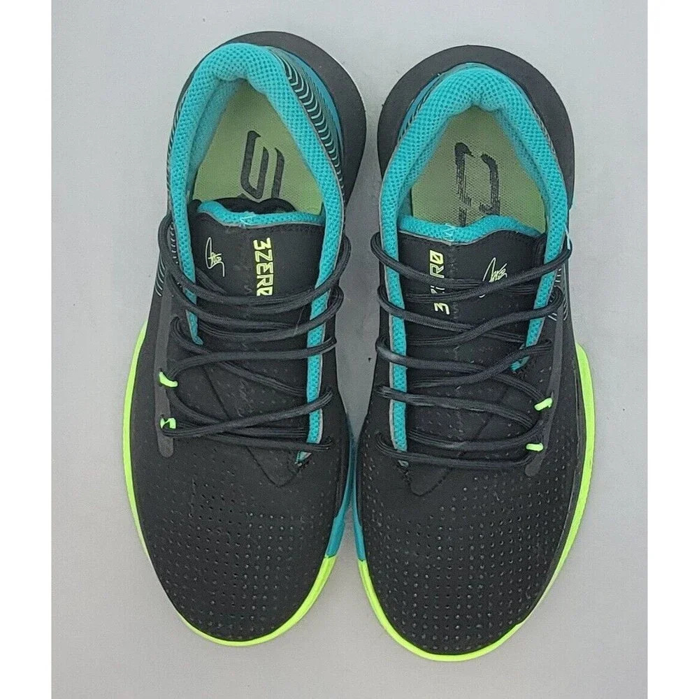 Under Armour 3Zero 3 SC Curry Black Sport Sneakers Youth's Sz 6.5Y 3022117-003 - Picture 4 of 14